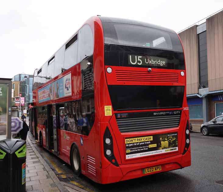 Abellio BYD D8UR-DD ADL Enviro400EV CITY 3432